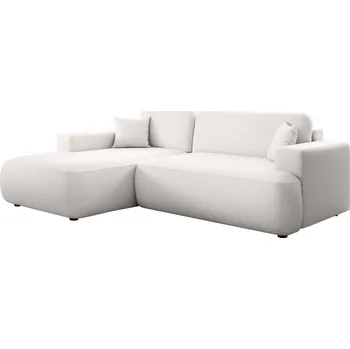 Obývací stěna Sedací souprava, bílá, levá, GARY ROH