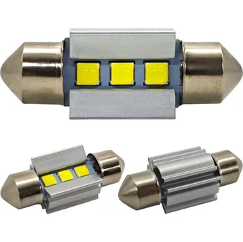 Autožárovka c5W LED žárovka SV8.5 12-24V CANBUS 36mm 320lm motoLEDy 1339