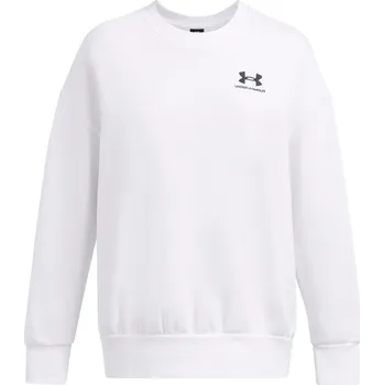 Dámský svetr Under Armour Essential Fleece Crew Sweatshirt White 12 (M)