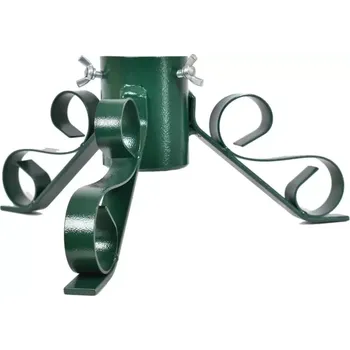 Stojánek na vánoční stromek Stojánek vánoční kovový-zelený 64mm