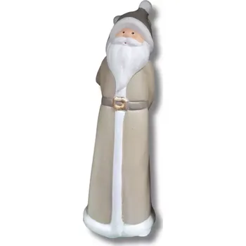 Vánoční dekorace Dekorace - Santa ker. šedý