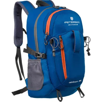 Městský batoh PETERSON Turistický batoh PTN JPS-02 modro-oranžový