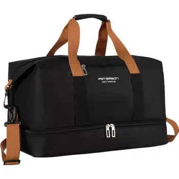 Cestovní taška Peterson Fitness taška 23145-8199 BLACK