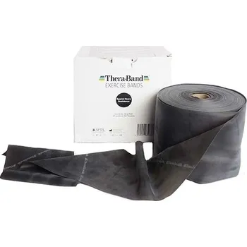 Cvičební pás Thera Band | Rehabilitační páska 45,7m černá