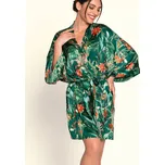 Župan hedvábný LISE CHARMEL (ALJ2091-23), Velikost Univerzální, Barva tmavě zelená