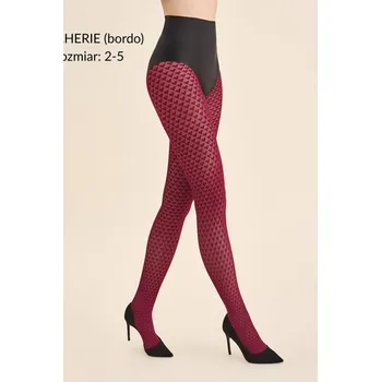 Dámské punčochy Silné punčocháče - vzor CHERIE NERO 2