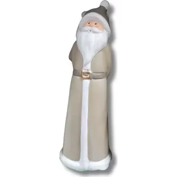 Vánoční dekorace Santa šedý