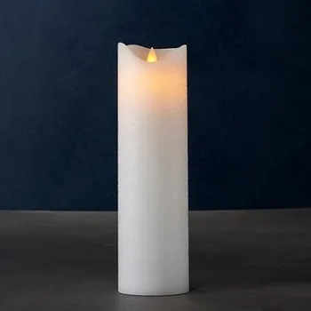 Svíčka SIRIUS Vosková LED svíčka exclusive, 25 cm, bílá