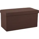 Skládatelný taburet, hnědá, ORELIA