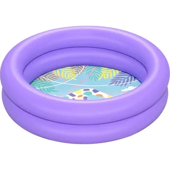 Dětský bazének Ramiz Nafukovací dětský bazén Brodící bazén fialový 61x15cm BESTWAY + opravná záplata