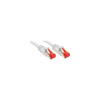 Datový kabel LINDY 47792 RJ45 síťové kabely, propojovací kabely CAT 6 S/FTP 1.00 m bílá 1 ks