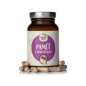 Přípravek na podporu paměti a spánku NaturalProtein Paměť a koncentrace 60 cps.
