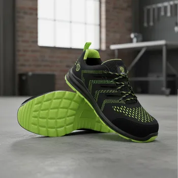 Pracovní obuv Procera Sandále TEXO-SAN S1 Velikost 45 (UK-10) černá/zelená