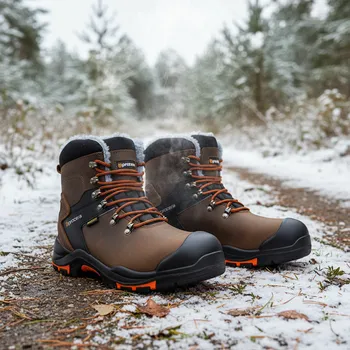 Pracovní obuv Procera Obuv URANUS S3 WINTER Velikost 42 (UK-8) hnědá/černá