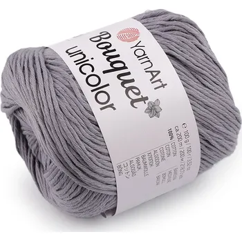 Galanterie Bavlněná pletací příze Bouquet Unicolor 100 g