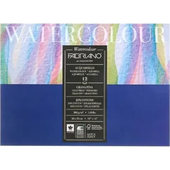 Fabriano Blok na akvarel 12 listů 26x36 cm 300g/m²