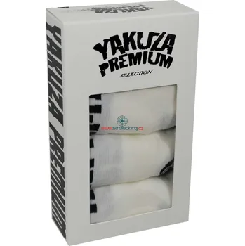 Pánské ponožky Yakuza Premium 4 páry pánských ponožek 3884 White Socks 44-46
