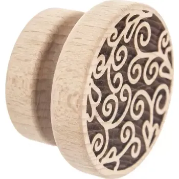 Velikonoční dekorace Razítko dřevo na těsto stonky