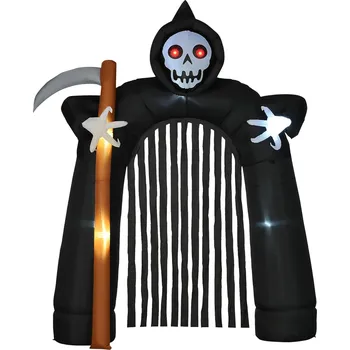 Party dekorace Nafukovací oblouk na Halloween pro smrtku 2,85 m