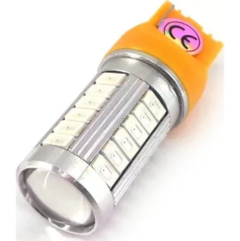 Autožárovka LED 7440 12V 17W CANBUS kontrolka USA oranžová motoLEDy 365
