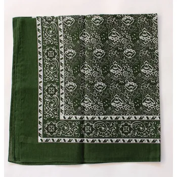 ETEX Bavlněný šátek 70 x 70 cm - kašmír zelený