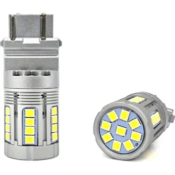 Autožárovka lED žárovka 3157 12-24V bez chyby 3000lm bílá motoLEDy 1139