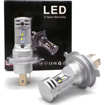 Autožárovka LED žárovky H19 9V-32V CANBUS CSP set Nové motoLEDy 917