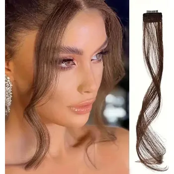 Příčesek Příčesek do vlasů na klipu melír - hnědý