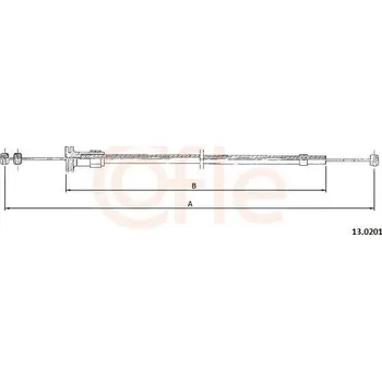 Příslušenství karosérie Lanko pro otevírání kapoty motoru COFLE 13.0201