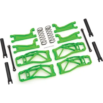 RC náhradní díl Traxxas sada závěsu kol zelená (pro WideMaxx)