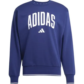 Pánský svetr adidas Collegiate Sweatshirt Mens Blue/White S