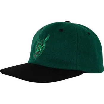 Kšiltovka creature Pánská kšiltovka drop out snapback unstructured hat green