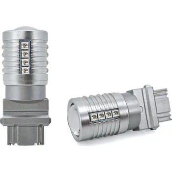 Autožárovka p27W LED 3156 12-24V CANBUS žárovka 2000lm červená motoLEDy 1143