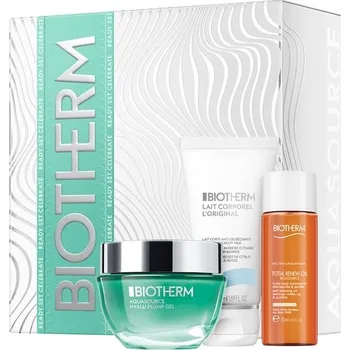Pleťový krém Biotherm Pece-o-oblicej AquasourceHyalu Plump Gel Set Hyalu 50 ml + Biosource Total Renew Oil 30 Lait Corporel 1 Stk. (828,00 Kč / 1 ks.)