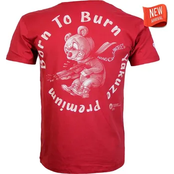 Pánské tričko Yakuza Premium Selection Tričko Yakuza Premium 3908 - červené - Born to Burn Velikost: 5XL