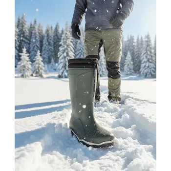 Pracovní obuv Holínky DUNLOP BLIZZARD WINTER Velikost 37 (UK-4) zelená