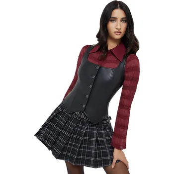 Dámská vesta vesta dámská KILLSTAR - Enchantor - Black - XXL