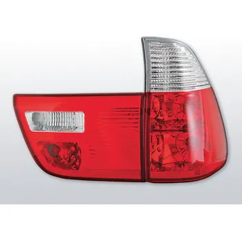 Zadní světlomet Zadní světla čirá, BMW X5, E53, 1999-2006, Red White (58.LTBM44)