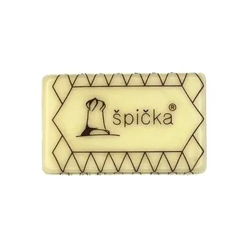 Cukrovinka Čokoládová dekorace - ŠPIČKA /bílá čokoláda - 10 ks