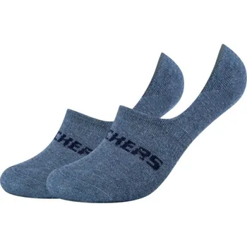 Pánské termo ponožky Ponožky Skechers 2PPK Mesh Ventilation Foots SK44008-5500 Blue 35-38 39-42