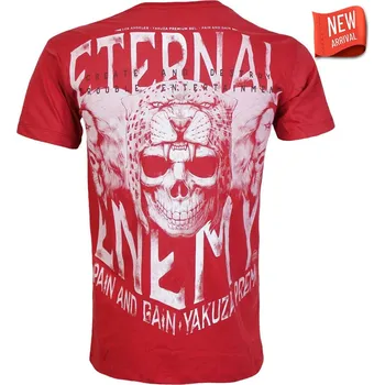 Yakuza Premium Selection Tričko Yakuza Premium 3903 - červené, Eternal Enemies Los Angeles Velikost: 4XL