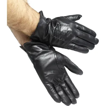 Rukavice Pánské kožené rukavice černé model 1, VELIKOST 7XL ( 11,5 )