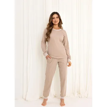 Dámské pyžamo DÁMSKÉ PYŽAMO 718 BIG J/25 béžová 2XL