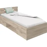 Multifunkční postel 90x200 MICHIGAN dub