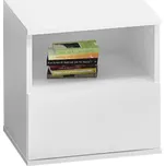 Noční stolek, bílá, DOLI