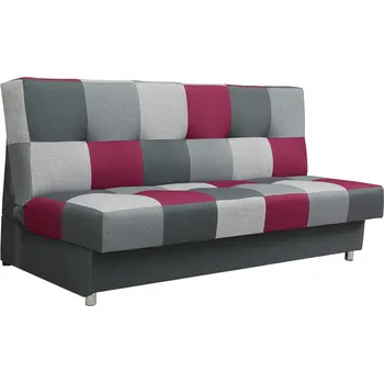 Obývací pokoj Pohovka, látka bordó/šedá, ALABAMA