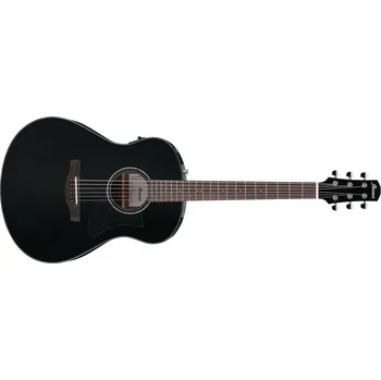 Akustická kytara Ibanez AAM100E Black + prodloužená záruka 3 roky