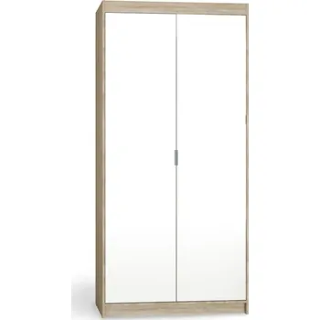 Šatní skříň ArtLemp Šatní skříň ELLEN 2D se zrcadlem | dub sonoma