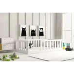 BMS Dětská jednolůžková postel BELLA SIMA | 80 x 160 cm Barva: Bílá