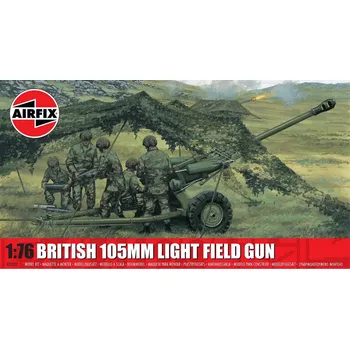 Plastikový model Airfix Classic Kit military A02332 - British 105mm Light Field Gun (1:76)